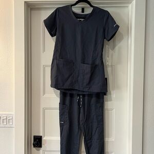 Grey's Anatomy Charcoal Scrub Set